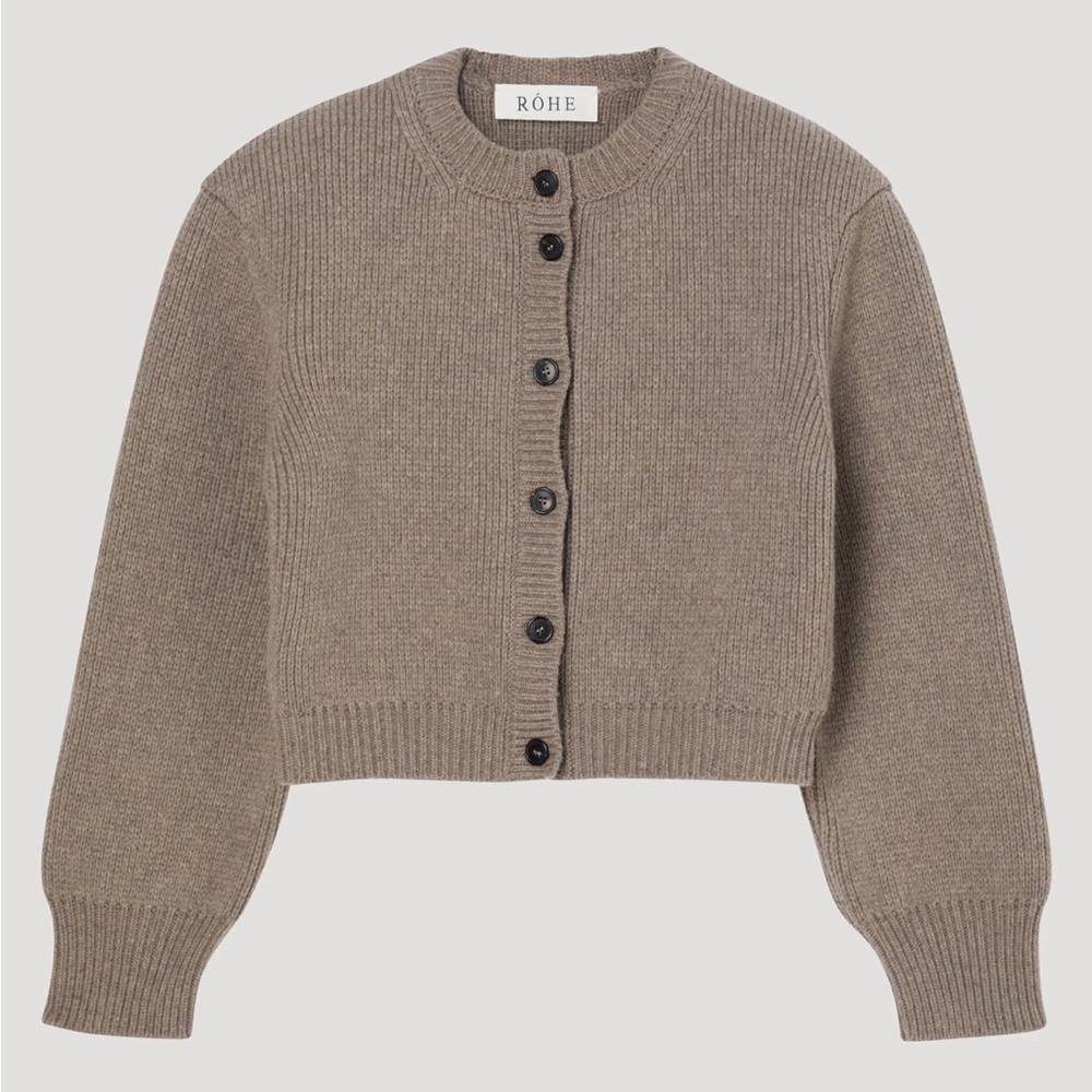Rohe Statement Shoulder Cardigan